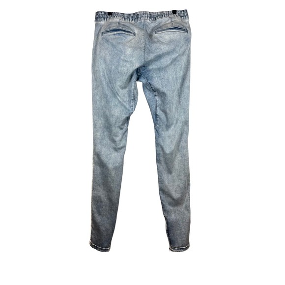 PACSUN Women's Skinny Jeans, Paint Stripes Down the Side, Zipper Bottom, Size M - Picture 2 of 8